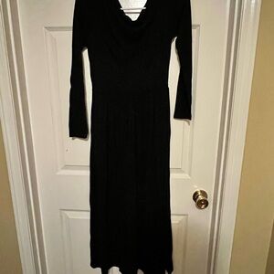 Chic Black Long Sleeve Dress
